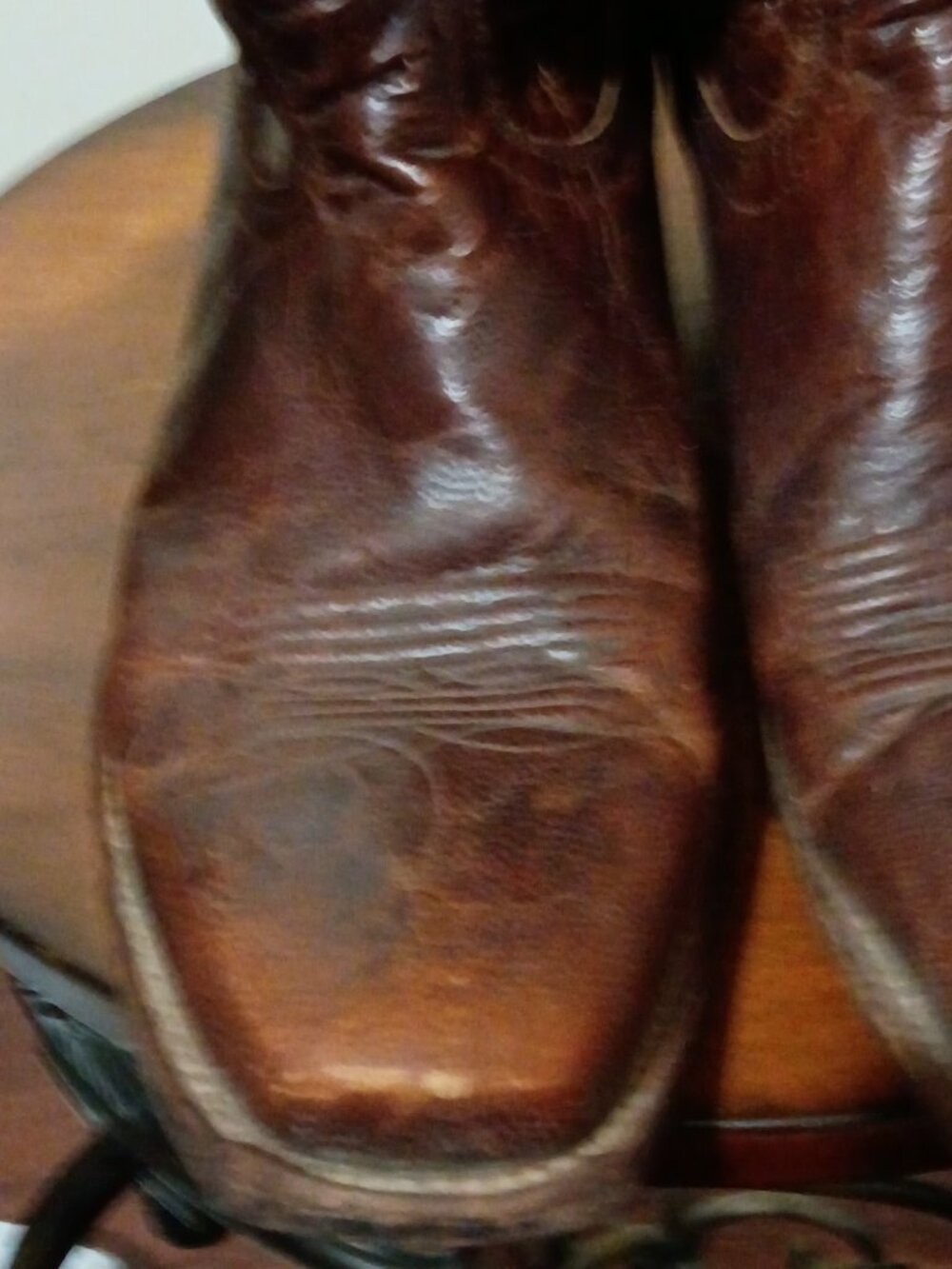 Moonshine Spirit Brad Paisley BBM87 Square Toe Cowboy Boots Men 8.5 EE Brown - Picture 7 of 13